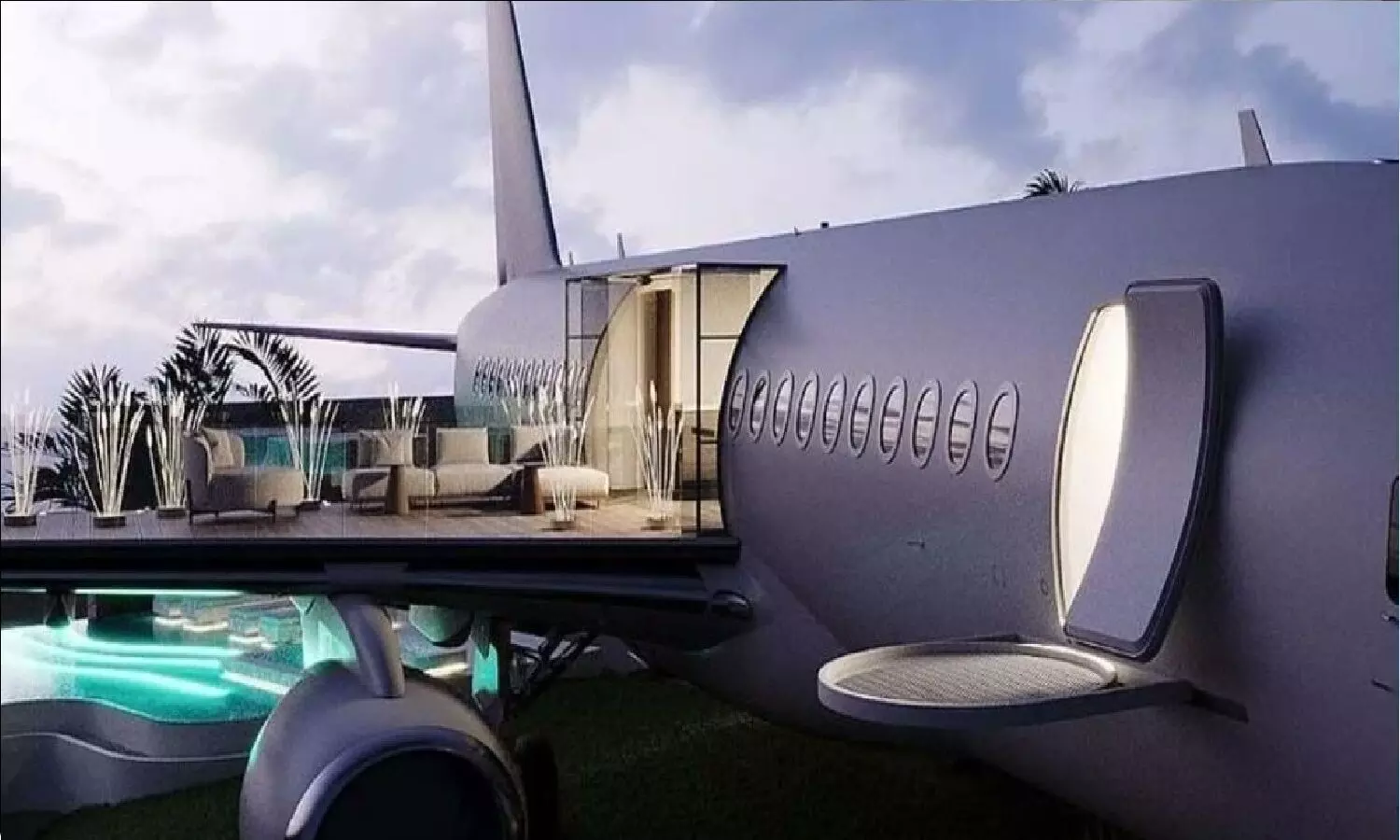 कबाड़ हवाई जहाज से बना दिया  लग्जरी होटल! एक रात का किराया 6 लाख रुपए