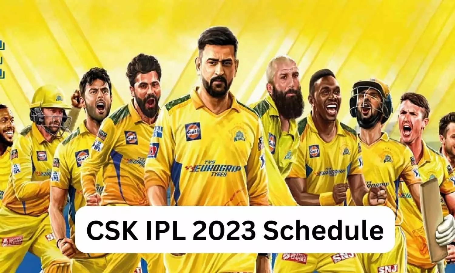 CSK IPL 2023 Schedule: माही के फैंस फटाफट से चेक करें कब और किससे होंगे चेन्नई सुपर किंग्स के मैच