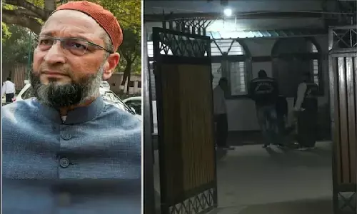 AIMIM चीफ असदुद्दीन ओवैसी के घर पर पथराव हुआ! पुलिस बोली- बंदरों ने किया होगा