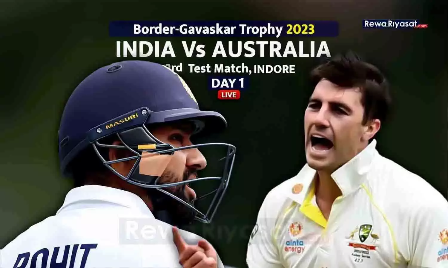 IND Vs AUS 3rd Test Day 1 LIVE: भारत को 7वां झटका, भरत 17 बनाकर आउट; इंडिया - 82/7