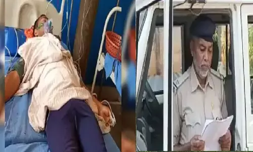 बिना हेलमेट बाइक चला रहे युवक को ASI ने गोली मार दी! हालत गंभीर