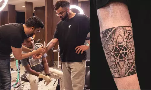 Virat Kohlis New Tattoo Meaning: विराट कोहली ने नया टैटू बनवाया, 18 घंटे लगे, जानें इस Tattoo का मतलब
