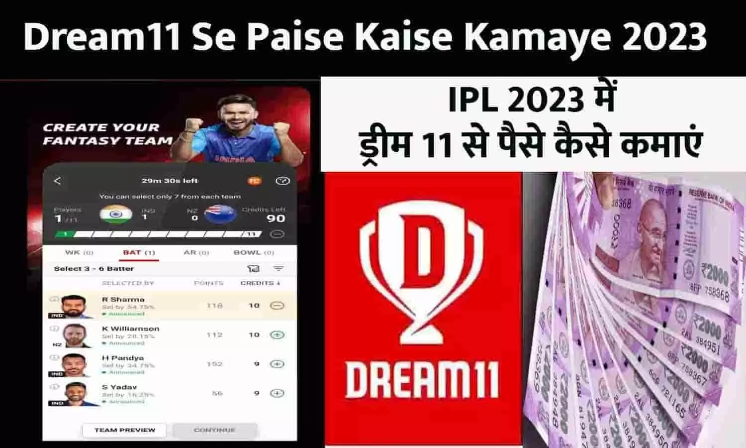 Dream11 Se Paise Kaise Kamaye 2023: IPL 2023 में ड्रीम 11 से पैसे कैसे कमाएं, ये है बेहतरीन Idea