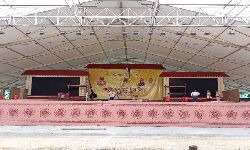 तूफान में उड़ गया पीएम मोदी का पंडाल! रातोरात दोबारा तैयार