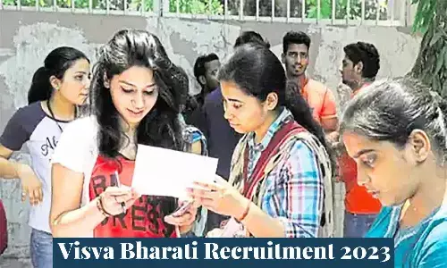 Visva Bharati Recruitment 2023: केन्द्रीय विश्वविद्यालय में नॉन टीचिंग पदों के लिए निकली वैकेंसी, फटाफट जान लें कब तक कर सकेंगे अप्लाई Visva Bharati Recruitment 2023: केन्द्रीय विश्वविद्यालय में नॉन टीचिंग पदों के लिए निकली वैकेंसी, फटाफट जान लें कब तक कर सकेंगे अप्लाई