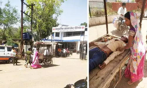 मानवता शर्मसारः एमपी में बीमार पति को हाथ ठेले पर लिटाकर पत्नी ने पहुंचाया अस्पताल