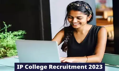 IP College Recruitment 2023: इंद्रप्रस्थ कॉलेज फॉर वुमेन में असिस्टेंट प्रोफेसर्स के पदों पर निकली वैकेंसी, योग्यता व सैलरी फटाफट जान लें IP College Recruitment 2023: इंद्रप्रस्थ कॉलेज फॉर वुमेन में असिस्टेंट प्रोफेसर्स के पदों पर निकली वैकेंसी, योग्यता व सैलरी फटाफट जान लें