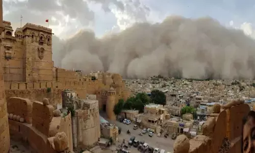 Rajasthan Dust Strom IMD Alert Rajasthan Dust Strom IMD Alert