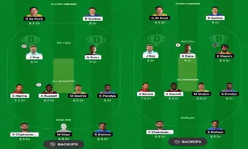 KKR vs LSG Today Dream11 Team Captain And Vice Captian: आज Dream 11 में इन खिलाडी को बनाएं कप्तान और उपकप्तान? 100% 2 करोड़ का मालिक बनना तय KKR vs LSG Today Dream11 Team Captain And Vice Captian: आज Dream 11 में इन खिलाडी को बनाएं कप्तान और उपकप्तान? 100% 2 करोड़ का मालिक बनना तय
