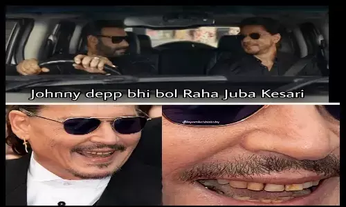 क्या Johnny Depp पान मसाला चबाते हैं? उनके पीले दांतो को लेकर इंडियन बोलो जुबां केसरी वाले मीम बना रहे क्या Johnny Depp पान मसाला चबाते हैं? उनके पीले दांतो को लेकर इंडियन बोलो जुबां केसरी वाले मीम बना रहे