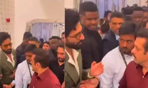 सलमान खान के सिक्योरिटी गार्ड ने विक्की कौशल को धक्का मारा! बवाल मच गया, वीडियो देखें
