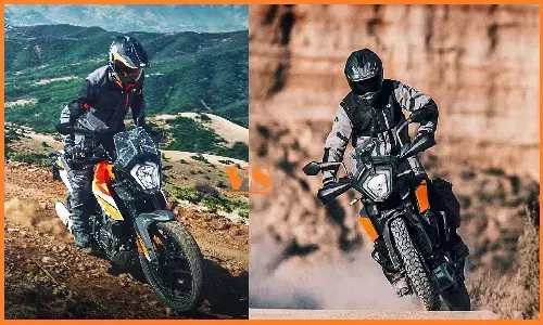 KTM 250 Adventure Vs KTM 250 Adventure V का फुल कंपैरिजन