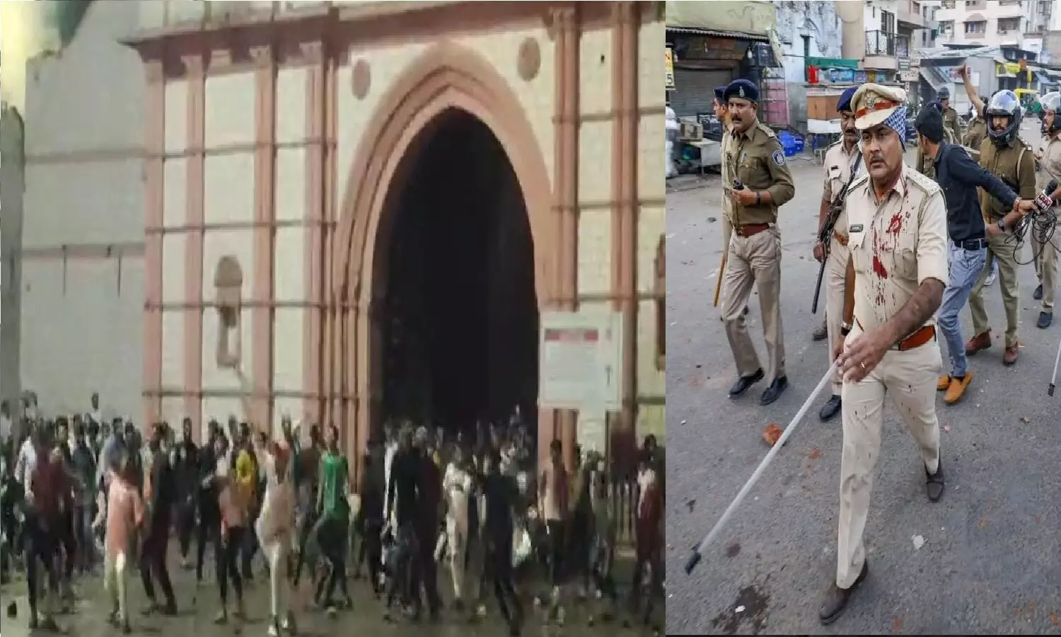 गुजरात में अवैध दरगाह को लेकर बवाल: मुसलमानों ने पुलिस-प्रशासन के लोगों पर हमला किया, गाड़ियां जला दीं! एक की मौत, कई पुलिसकर्मी घायल