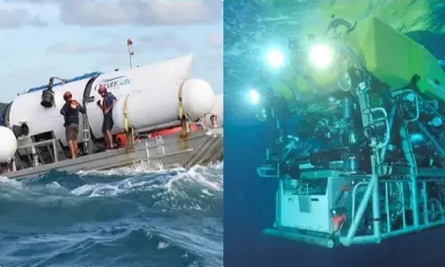 Titan Submarine में सवार सभी 5 लोगों की मौत! टाइटैनिक जहाज के मलबे से 1600 फ़ीट निचे मिली टाइटन पनडुब्बी Titan Submarine में सवार सभी 5 लोगों की मौत! टाइटैनिक जहाज के मलबे से 1600 फ़ीट निचे मिली टाइटन पनडुब्बी