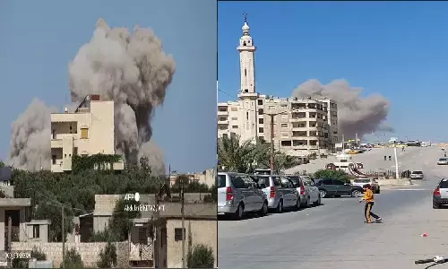 Russia Airstrike Syria: रूस ने सीरिया में हवाई हमला किया! 2 बच्चों समेत 13 लोगों की मौत Russia Airstrike Syria: रूस ने सीरिया में हवाई हमला किया! 2 बच्चों समेत 13 लोगों की मौत