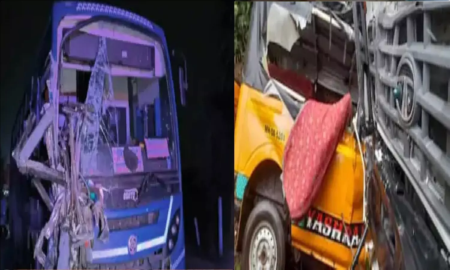 महाराष्ट्र और ओडिशा में सड़क हादसा: 20 लोगों की मौत, 22 घायल, गंजम में दो बसों की टक्कर हुई और रत्नागिरी में पिकअप को ट्रक ने ठोंका