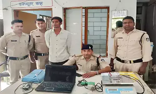 रीवा स्थित नर्सरी के कार्यालय में चोरी की घटना को दिया था अंजाम, आरोपी गिरफ्तार