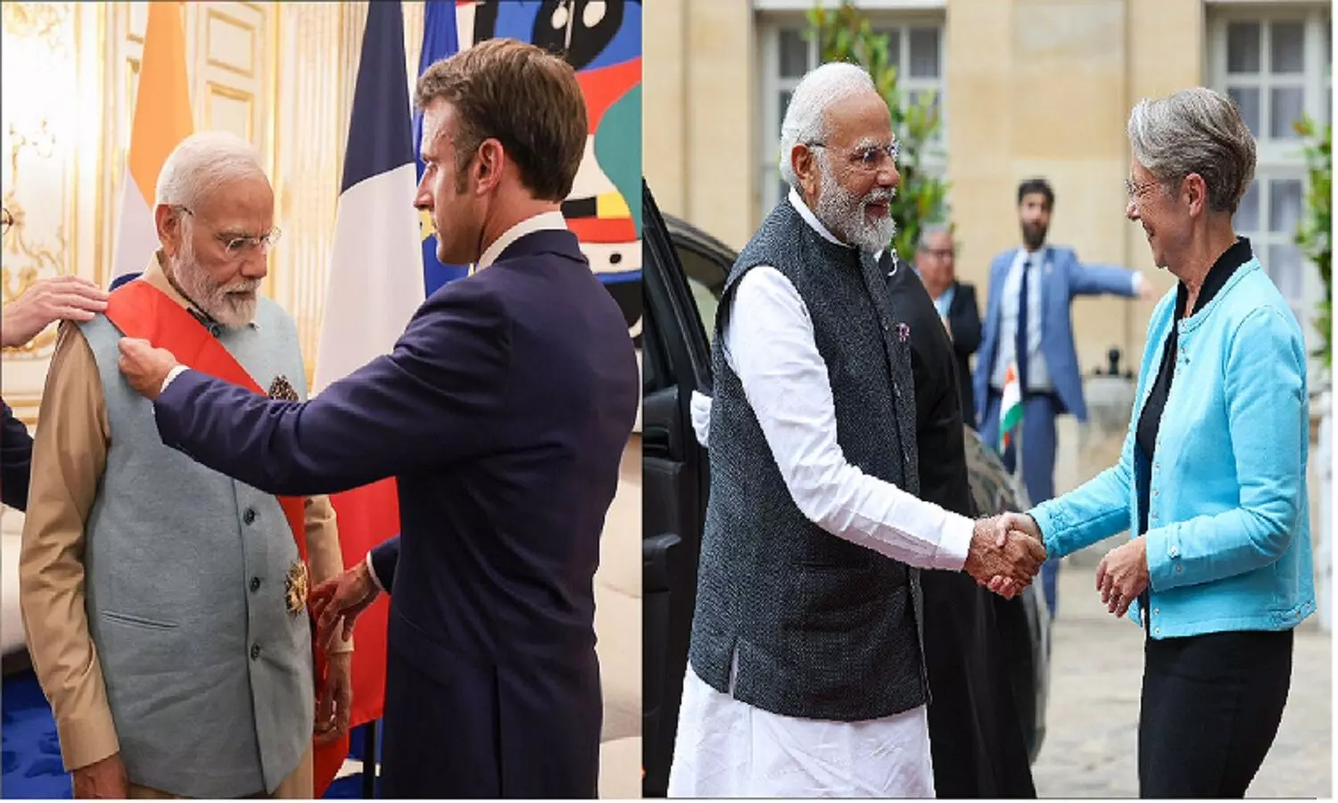 PM Modi France Visit: फ्रांस की नेशनल डे परेड में चीफ गेस्ट के रूप में पहुंचे पीएम मोदी PM Modi France Visit: फ्रांस की नेशनल डे परेड में चीफ गेस्ट के रूप में पहुंचे पीएम मोदी