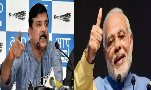 दिल्ली में बाढ़ बीजेपी और मोदी की साजिश- AAP नेता संजय सिंह दिल्ली में बाढ़ बीजेपी और मोदी की साजिश- AAP नेता संजय सिंह