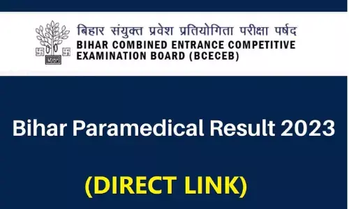 Bihar Paramedical Result 2023