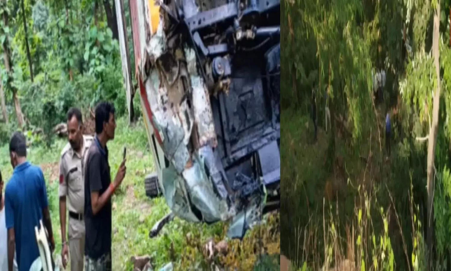 सीधी: छुहिया घाटी में भीषण बस हादसा! सतना से आ रही बस गहरी खाई में गिरी, 40 से ज़्यादा यात्री घायल | Sidhi Horrific bus accident in Chuhiya Valley Bus coming from
