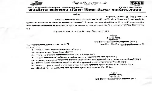 MP के इस जिले में बारिश के कारण 2 दिन बंद रहेंगी स्कूल, कलेक्टर ने जारी किया आदेश