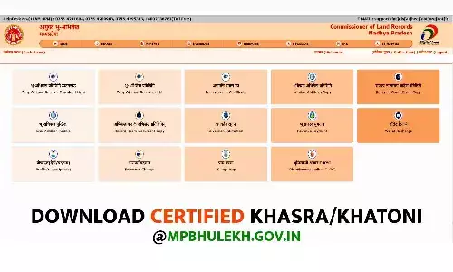 MP Khasra Khatoni: एमपी में भूमि खसरा-खतौनी कैसे देखें? सर्टिफाइड खसरा खतौनी घर बैठे डाउनलोड करें...