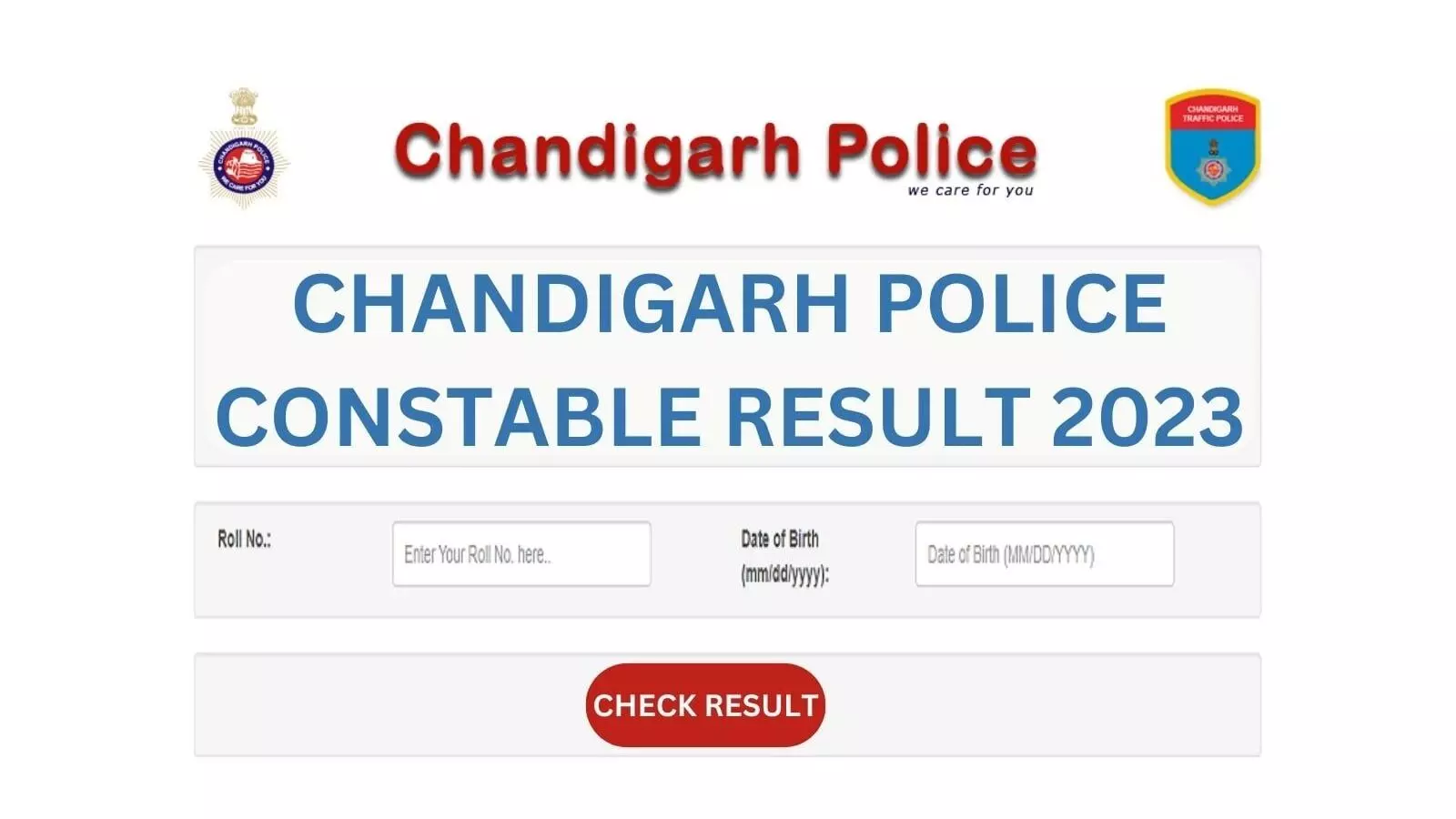 Chandigarh Poilce Constable Result 2023 जारी, DIRECT LINK से करें CHECK