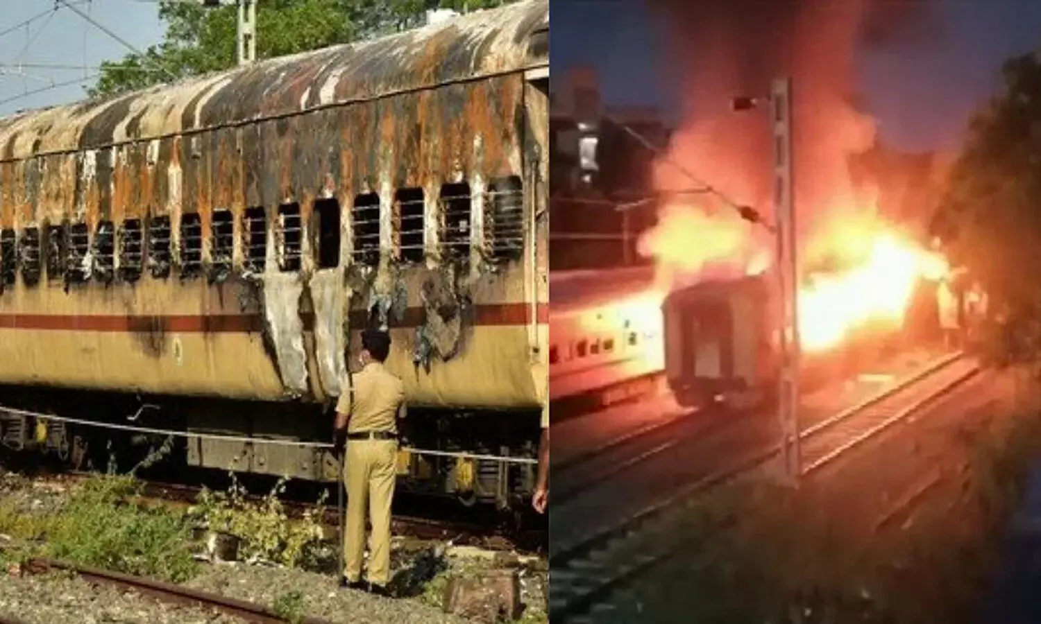 लखनऊ से रामेश्वरम जा रही ट्रेन में भड़की आग, 10 लोगों की मौत, 20 से अधिक घायल