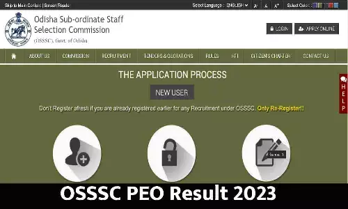 OSSSC PEO Result 2023
