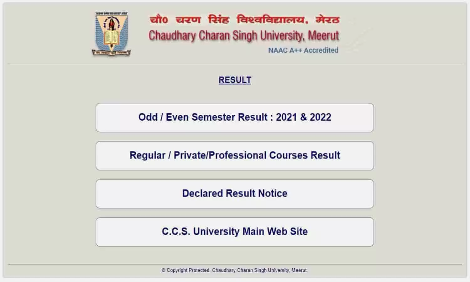 CCSU Result 2023 M.Sc and M.A 4th Semester Download Direct Link: How To Check www.ccsuresults.com CCSU Result 2023 M.Sc and M.A 4th Semester Download Direct Link: How To Check www.ccsuresults.com