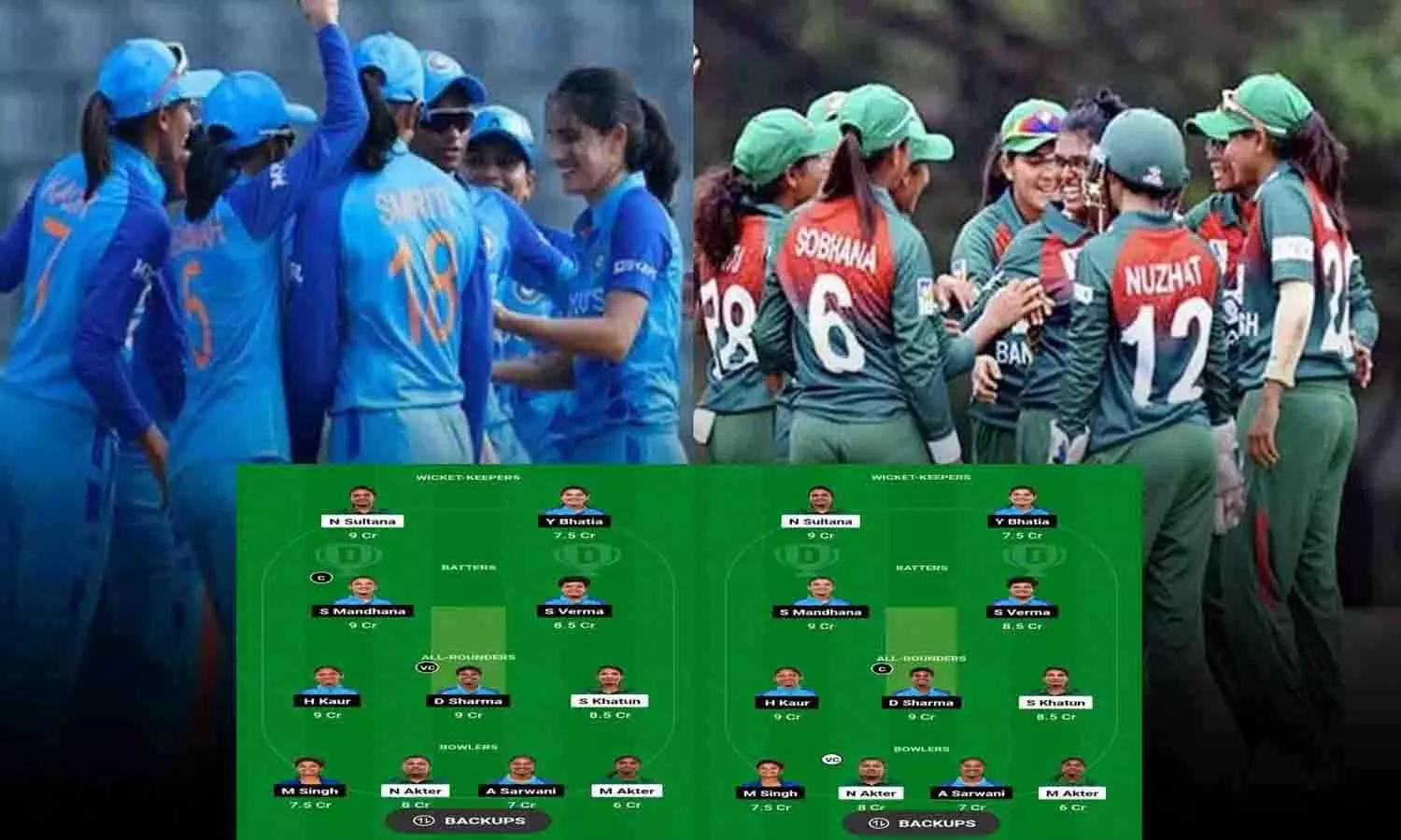 BD-W vs IN-W Dream11 Prediction In Hindi: India Women vs Bangladesh Women Dream11 इस तरह बनाएं टीम, 100% बन जायेंगे मालामाल