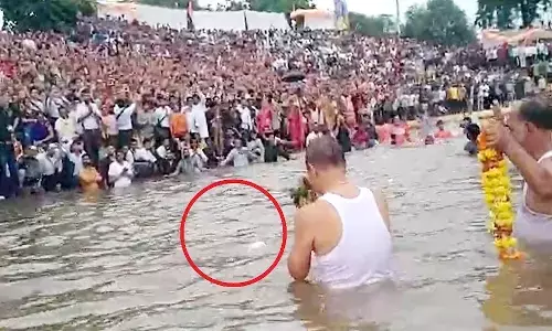 एमपी में भगवान नरसिंह की साढ़े 7 किलो वजनी पाषाण मूर्ति जो बता देती है साल भर में कितने महीने रहेगी खुशहाली व समृद्धि