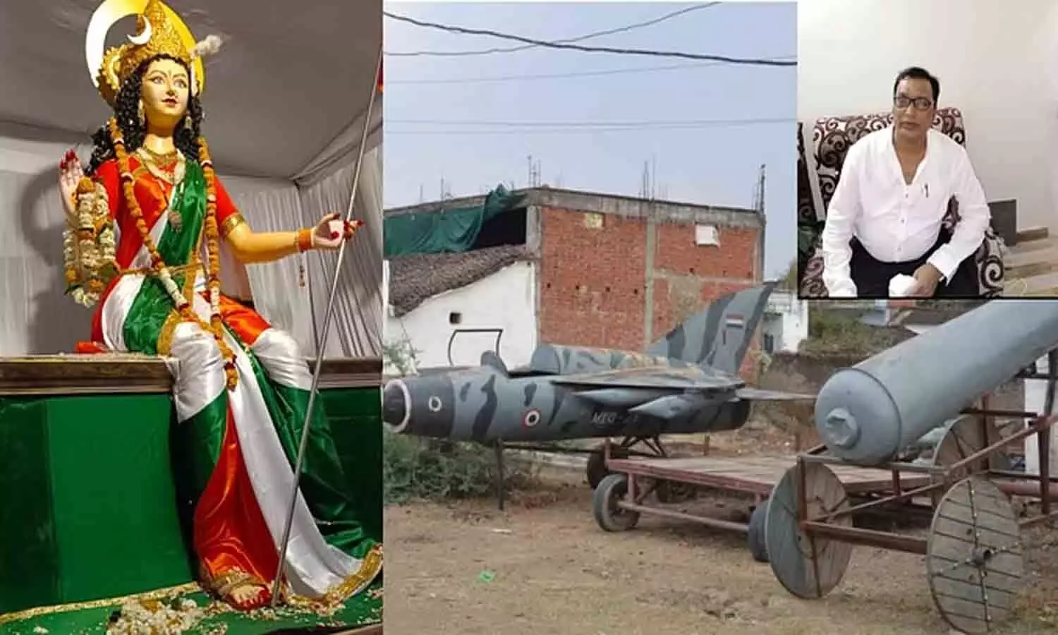 सेना में नहीं हुआ चयन तो नवरात्रि पर भारत माता की प्रतिमा स्थापित कर जगा रहे देश प्रेम की अलख