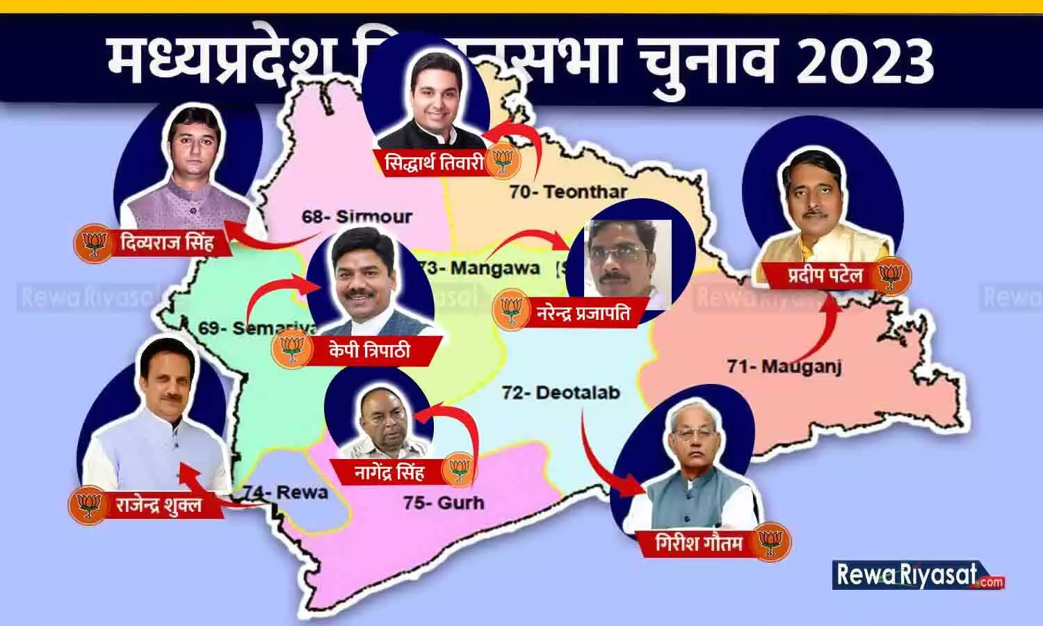 Rewa BJP candidates