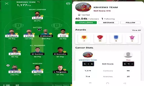 India vs New Zealand Match Winner Dream11 22 October 2023: सिर्फ 49 रूपए खर्च में ड्रीम 11 ने उत्तर प्रदेश के इस युवक को बनाया 2 करोड़ का मालिक, देखे आपके पहचान को तो नहीं...