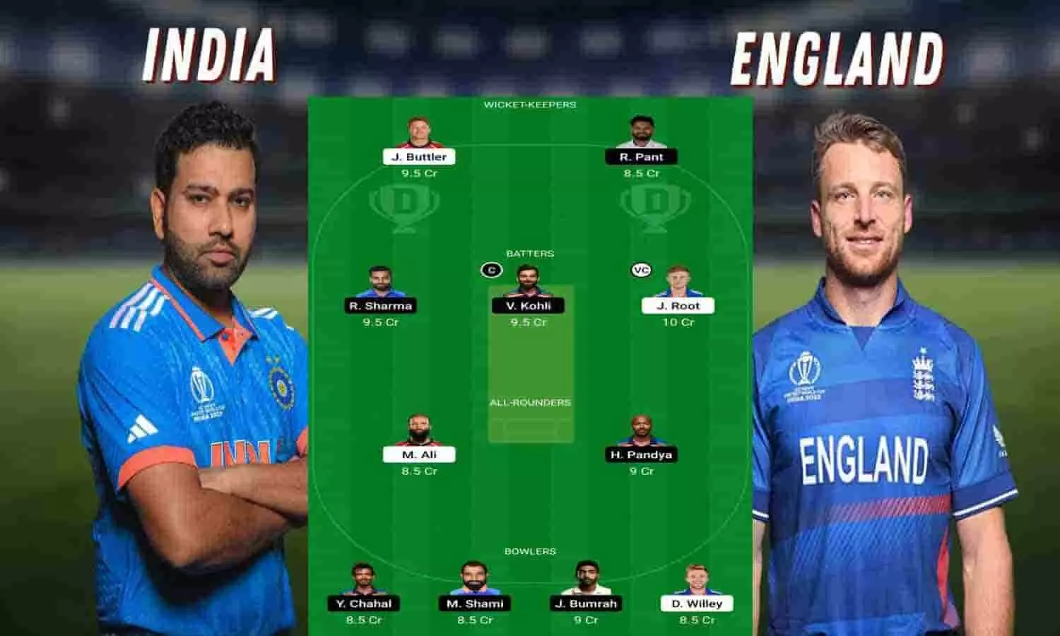 india vs england dream11