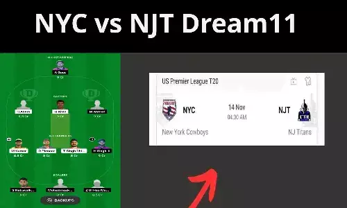 NYC vs NJT Dream11 Prediction In Hindi, US Premier League T20: मालामाल बनने के लिए ऐसे बनाये ड्रीम11 टीम NYC vs NJT Dream11 Prediction In Hindi, US Premier League T20: मालामाल बनने के लिए ऐसे बनाये ड्रीम11 टीम
