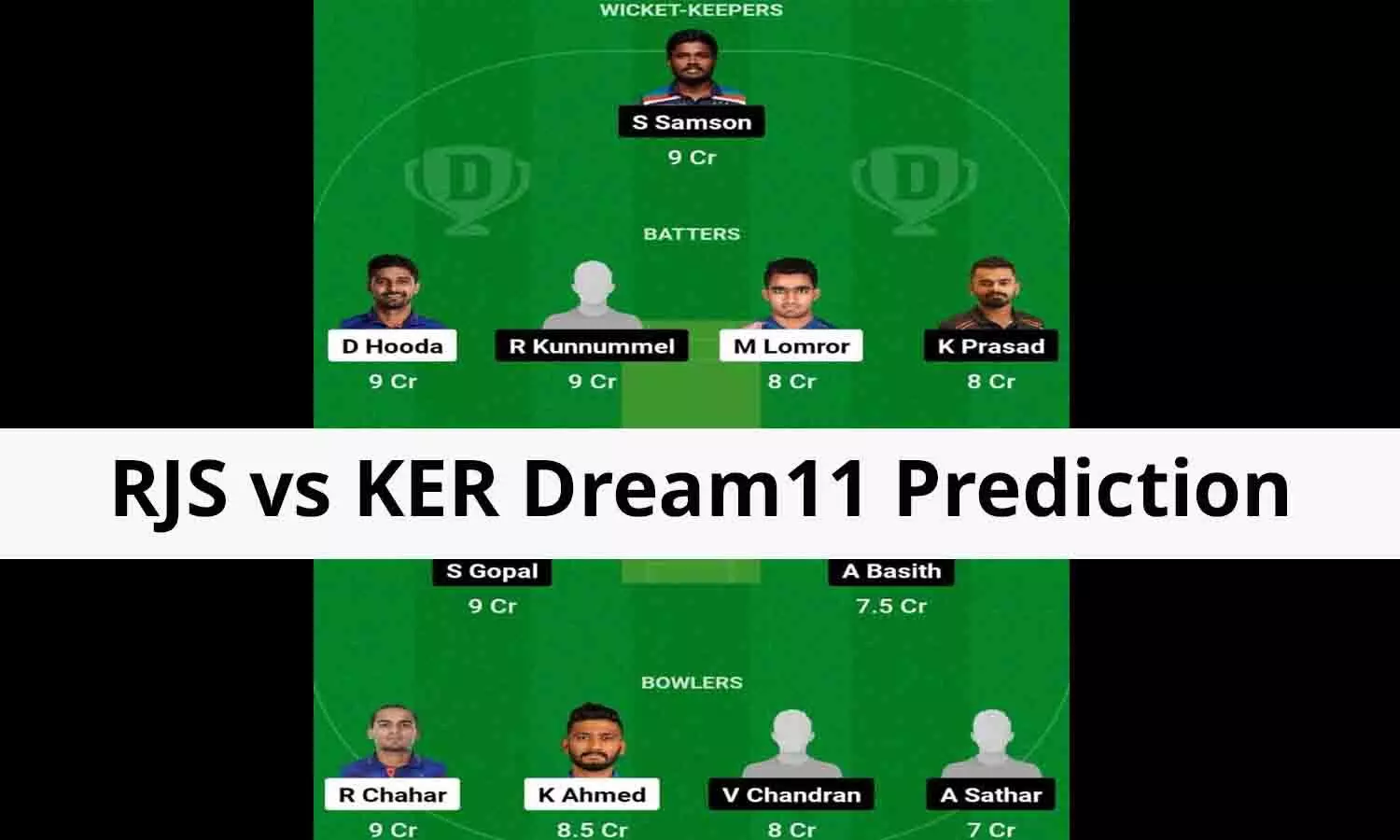 RJS vs KER Dream11 Prediction Today Match: ड्रीम11 टीम टुडे, फैंटेसी क्रिकेट टिप्स, प्लेइंग इलेवन, पिच रिपोर्ट, इंजरी अपडेट- इंडियन डोमेस्टिक ओडी ट्रॉफी 2023, दूसरा क्वार्टर-फाइनल
