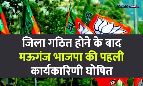 जिला गठन के बाद मऊगंज भाजपा की पहली कमेटी घोषित, राजेंद्र की टीम में अनुभवी कार्यकर्ताओं के साथ कई युवा चेहरों को भी मिला मौका जिला गठन के बाद मऊगंज भाजपा की पहली कमेटी घोषित, राजेंद्र की टीम में अनुभवी कार्यकर्ताओं के साथ कई युवा चेहरों को भी मिला मौका