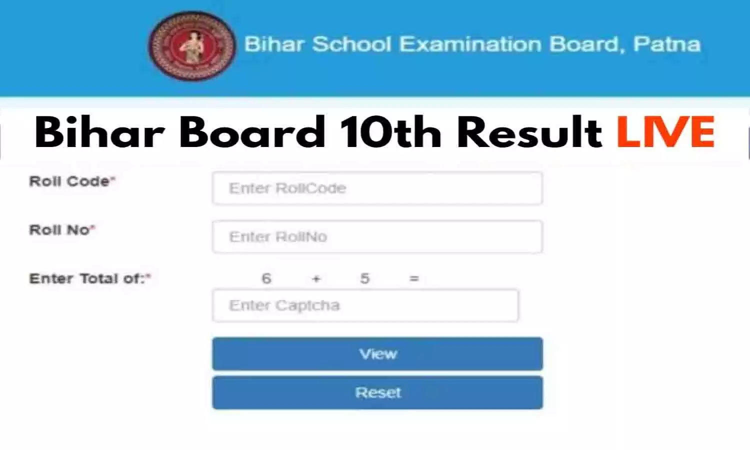 BSEB Bihar Board 10th Result 2024 Live Update: बिहार बोर्ड 10वीं का रिजल्ट फटाफट biharboardonline.bihar.gov.in चेक करे? BSEB Bihar Board 10th Result 2024 Live Update: बिहार बोर्ड 10वीं का रिजल्ट फटाफट biharboardonline.bihar.gov.in चेक करे?