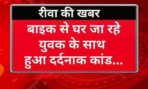 रीवा: बाइक से घर जा रहे युवक के साथ हुआ दर्दनाक कांड...