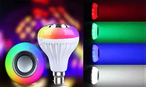 56% के छूट पर मिलने वाले ये 9 Watt Led Music Bulb, रोशनी के साथ देगा गाने का मजा, खरीदने के लिए लगी होड़... 56% के छूट पर मिलने वाले ये 9 Watt Led Music Bulb, रोशनी के साथ देगा गाने का मजा, खरीदने के लिए लगी होड़...