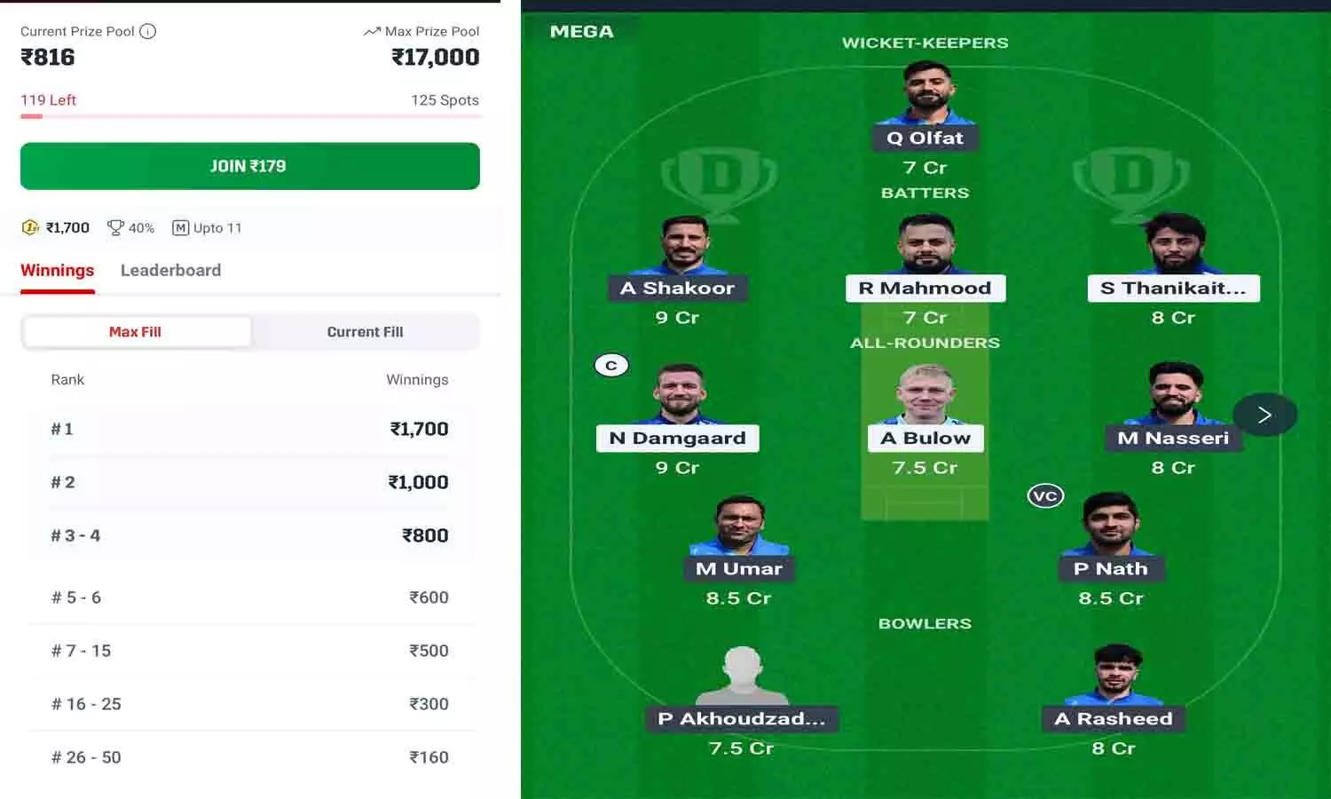 SKA vs DCC Dream11 Prediction In Hindi: मात्र ₹179 लगाकर पाएं ₹1700? फटाफट ऐसे चुने ड्रीम11 खिलाड़ी... SKA vs DCC Dream11 Prediction In Hindi: मात्र ₹179 लगाकर पाएं ₹1700? फटाफट ऐसे चुने ड्रीम11 खिलाड़ी...