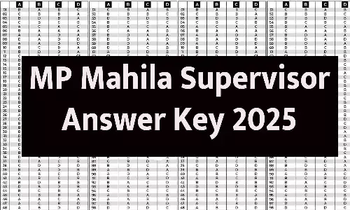 MP Mahila Supervisor Answer Key 2025 : एमपी महिला पर्यवेक्षक आंसर की यहाँ से चेक करें Direct Link