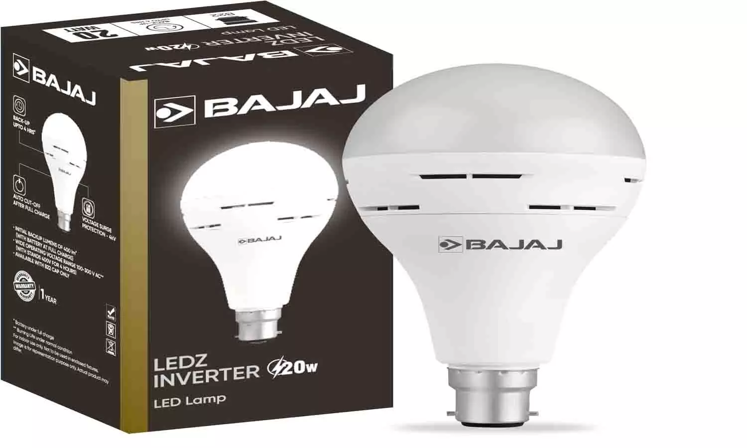 Philips T Beamer 20W Rechargeable Inverter Bulb