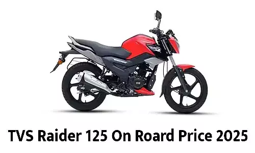 TVS Raider 125 On Roard Price 2025