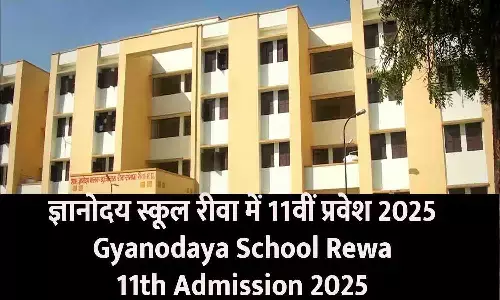 Gyanodaya School Rewa 11th Admission 2025