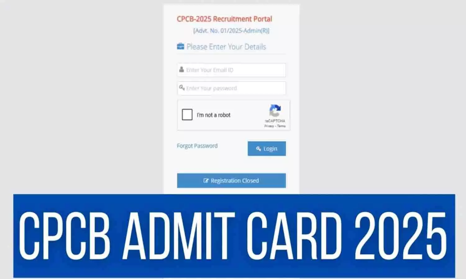 cpcb admit card 2025