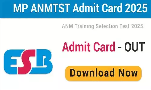MPESB ANM-TST Admit Card 2025 Out